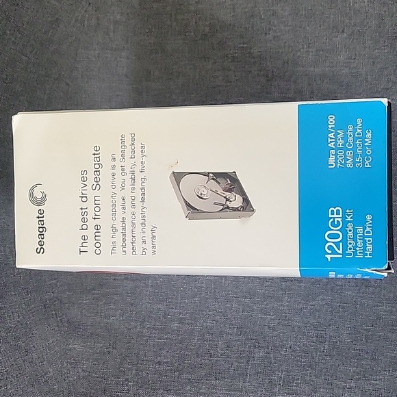 Seagate 120 GB In Box Upgrade Kit Internal Hard Drive. Never Used - Picture 5 of 16